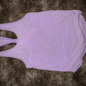 Purple razorback tank top